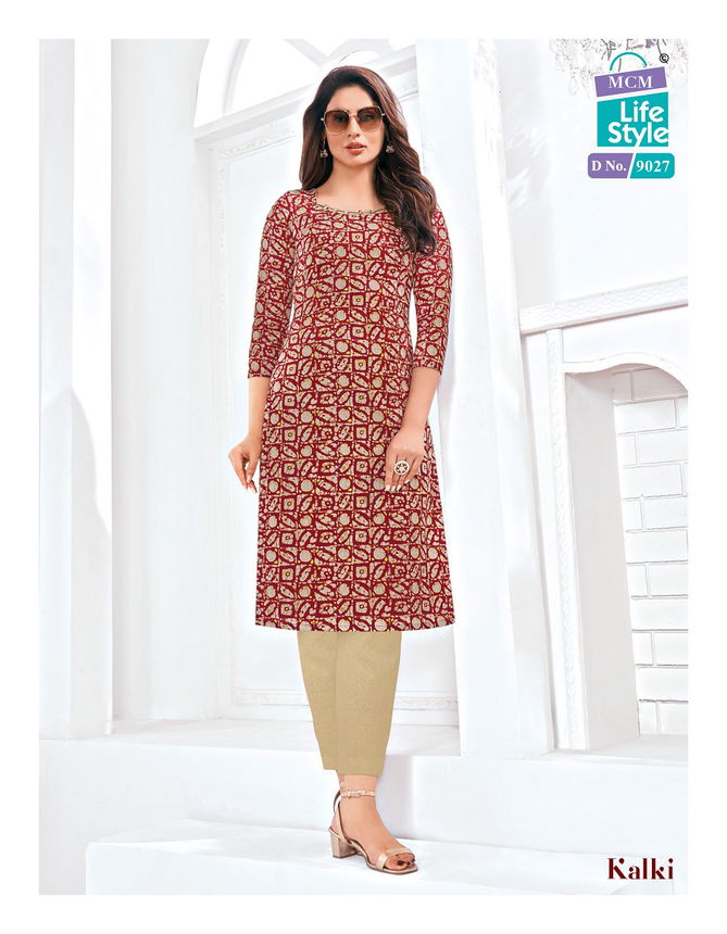 Kalki Vol 4 By Mcm Casual Wear Cotton Printed Kurtis Wholesale Shop In Surat